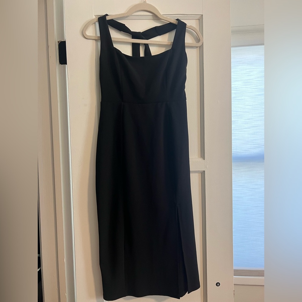 Hello Molly Black Midi Dress